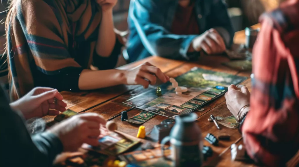 Met vrienden een spel spelen